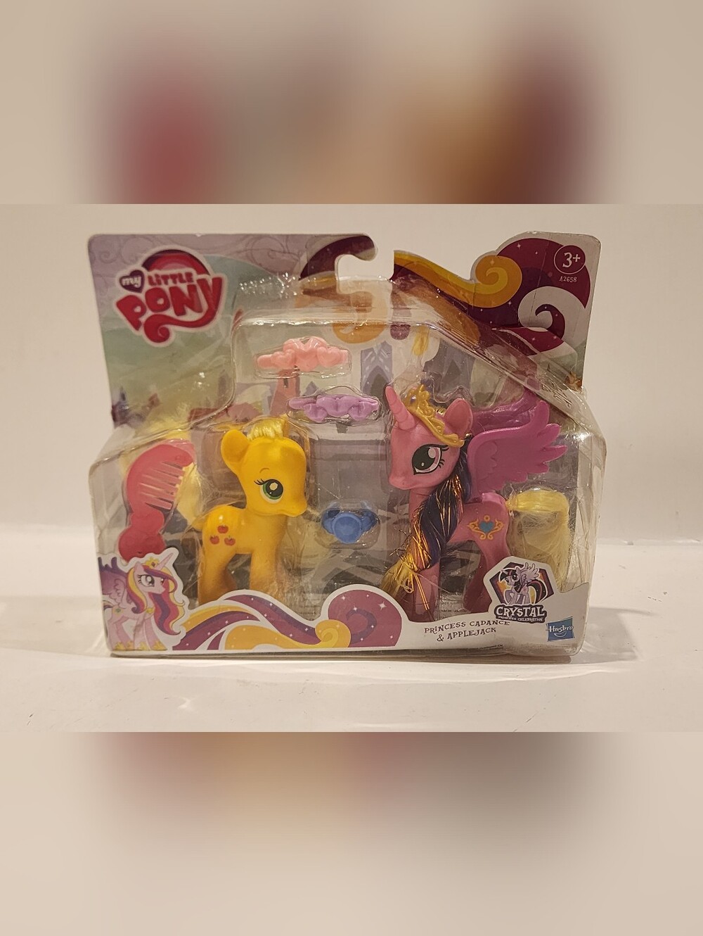 My Little Pony Princess Cadance & Applejack Figures - Pink & Yellow 2013